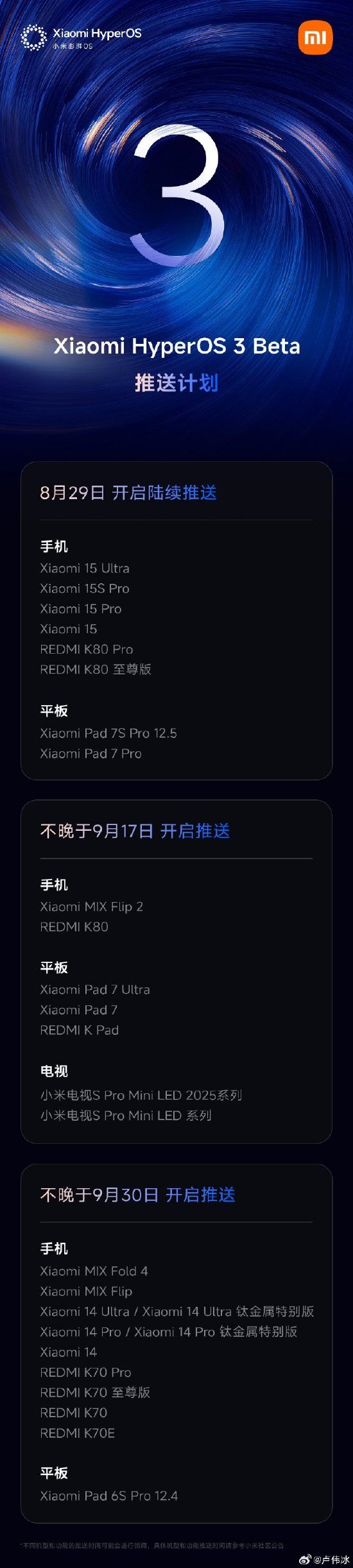 小米澎湃OS 3正式发布