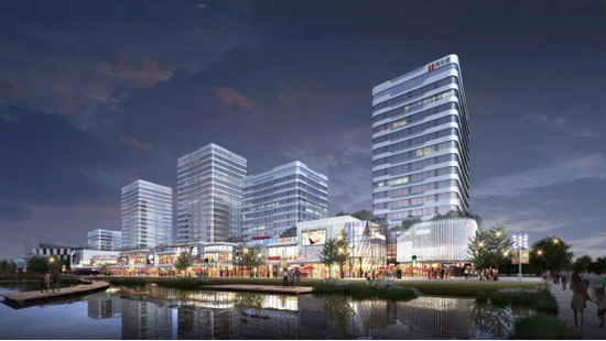 ▲ 海伦堡智慧金山·生态绿谷产业园效果图