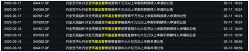 多家基金旗下货基 暂停申购或大额申购业务