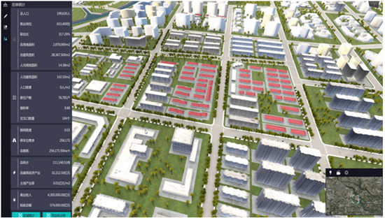 图6 城市信息模拟（CIM）平台界面