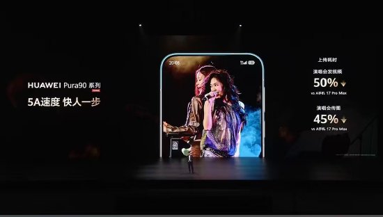 余承东：华为Pura 90系列5A网速比其它手机的5G更快