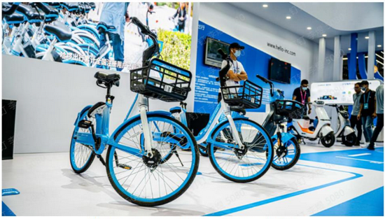 哈啰单车亮相2021中国国际数字经济博览会