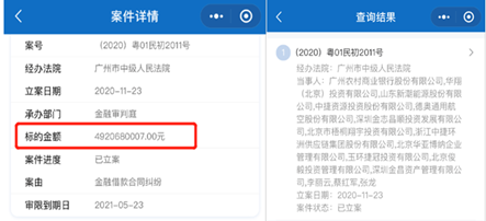 图2：广州中院立案信息