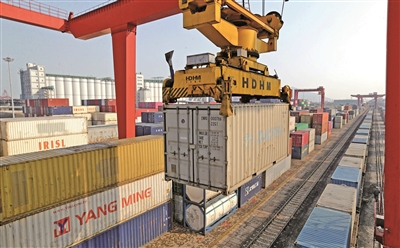 中哈连云港物流基地新年开局经营势头良好