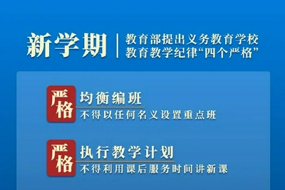 教育部明确：严禁给家长布置作业！不得设置重点班！课后服务时间不得讲新课！