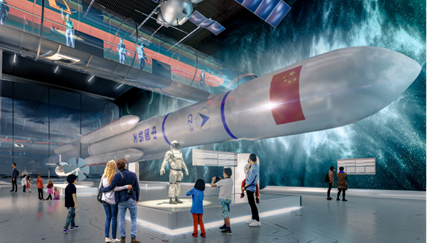 （科技馆内部效果图）