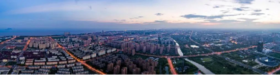 ▲ 上海市金山区城市风貌