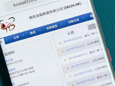 黄嘉文减持树熊金融集团451万股 套现约41.49万港元
