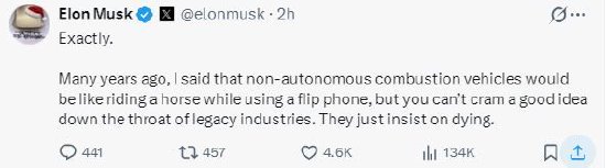 马斯克回应福特收缩电动汽车战略：没救了，他们非死不可