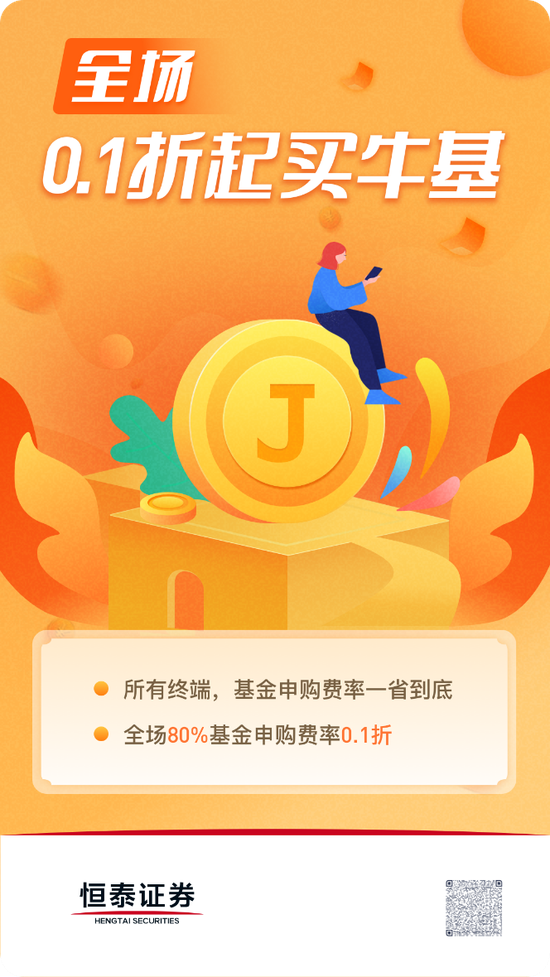 借基金风口发力转型,恒泰证券推出全场公募基金申购费低至0.1折