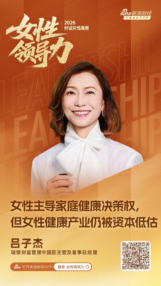 对话瑞银财富管理中国区主管吕子杰：女性主导家庭健康决策权，但女性健康产业仍被资本低估