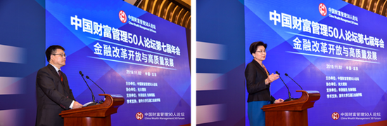 CWM50秘书长刘喜元(左)、CWM50理事孙晓霞(右)
