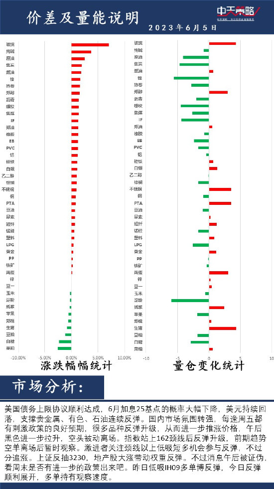 中天策略:6月5日市场分析