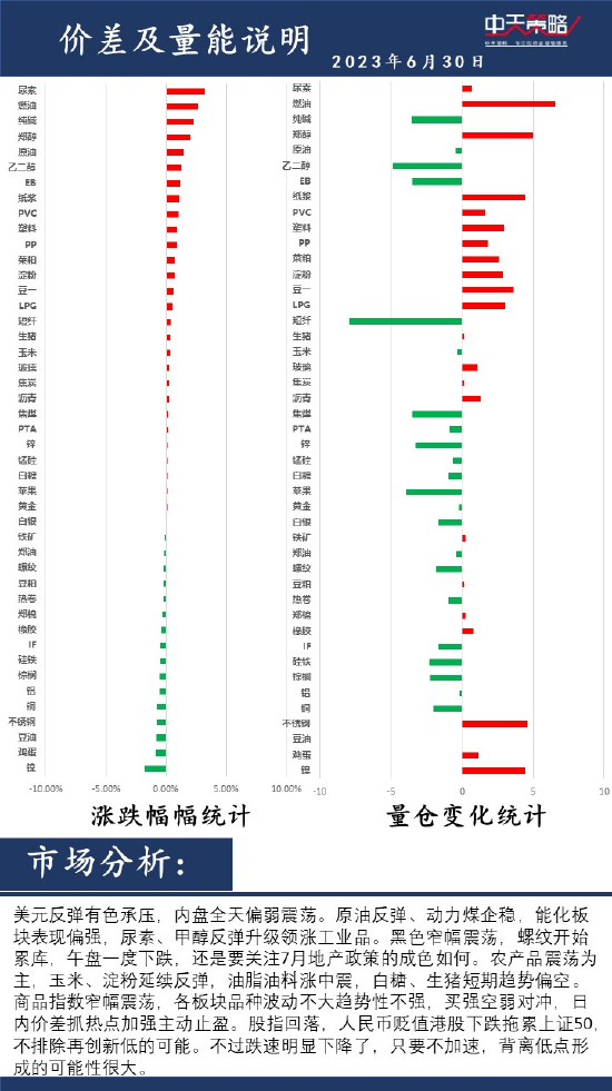 中天策略:6月30日市场分析