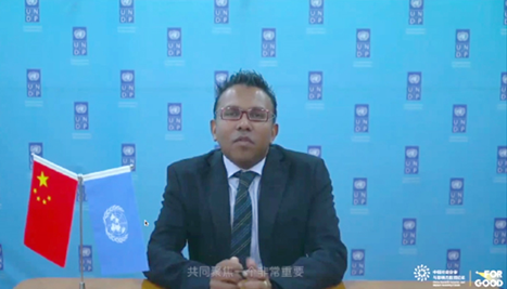  联合国开发计划署国别副代表戴文德致辞