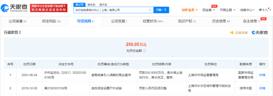 华尔街英语将破产数家分公司已被列为经营异常 雪花新闻