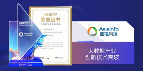 亚信科技入围中国大数据领域三大重磅榜单