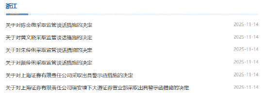 火山视频:生活杉德卡回收-六张罚单直指上海证券！公司及营业部被出具警示函 四名员工被约谈