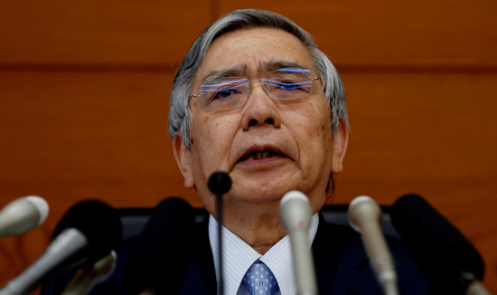 黑田东彦：日本央行购买ETF未扭曲股市 购买频率与规模正在下降