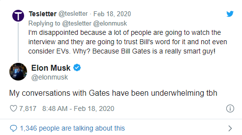 盖茨坦言买了Taycan后 马斯克评价盖茨"很平庸