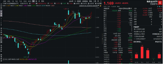 有色金属板块“招人稀罕”!紫金矿业涨近3%,有色龙头ETF(159876)盘中上探1.73%,标的指数本轮累涨超40%!