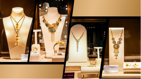 16家联合推广生产商现场展出的精选硬足金新品