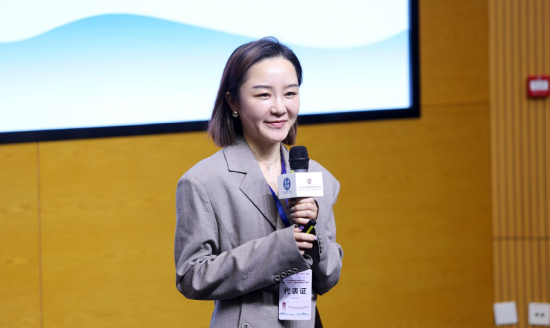 ▲上海撬动常识教育科技有限公司品牌中心总经理袁渺