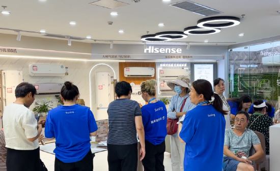 新智家电矩阵上新 苏宁易购海信99嗨购节启动