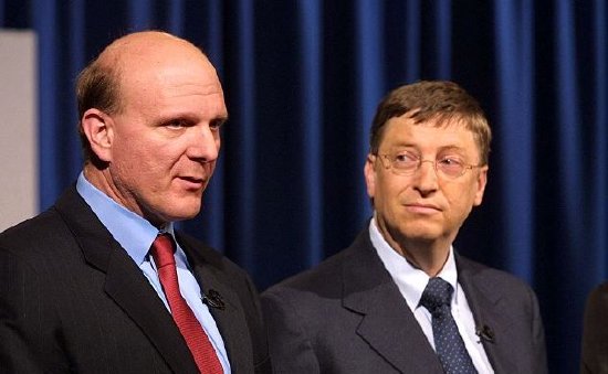 微软前CEO鲍尔默跻身前五大富豪，有望很快超越盖茨