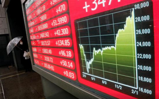 日本股市创三十年新高 日本央行或扩大收益率目标区间