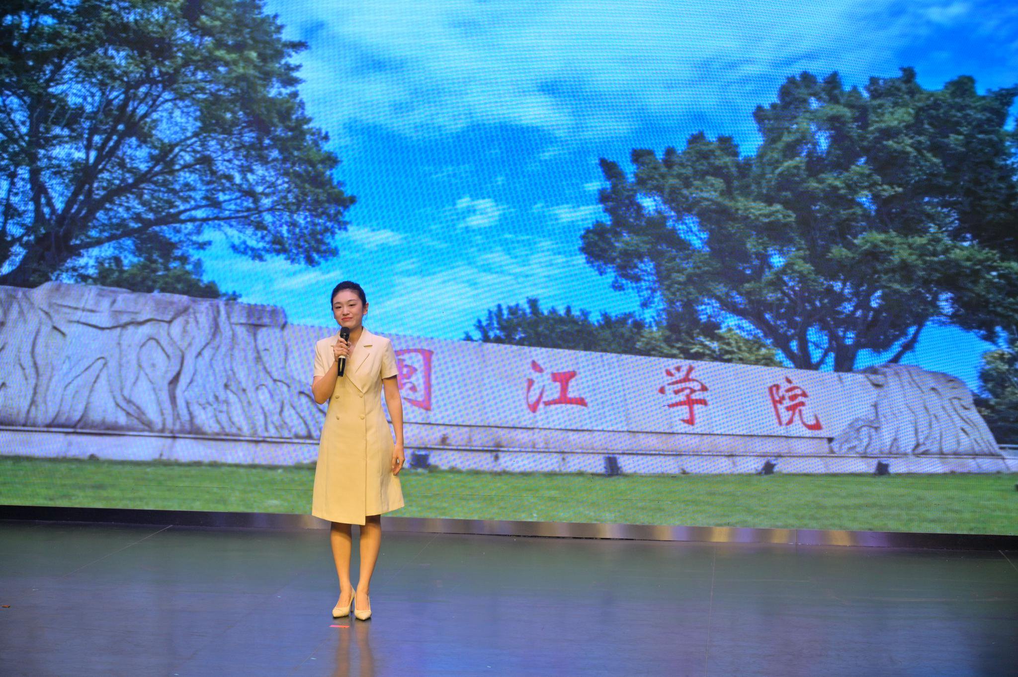 闽江学院林静芸宣讲现场 福州广播电视台供图