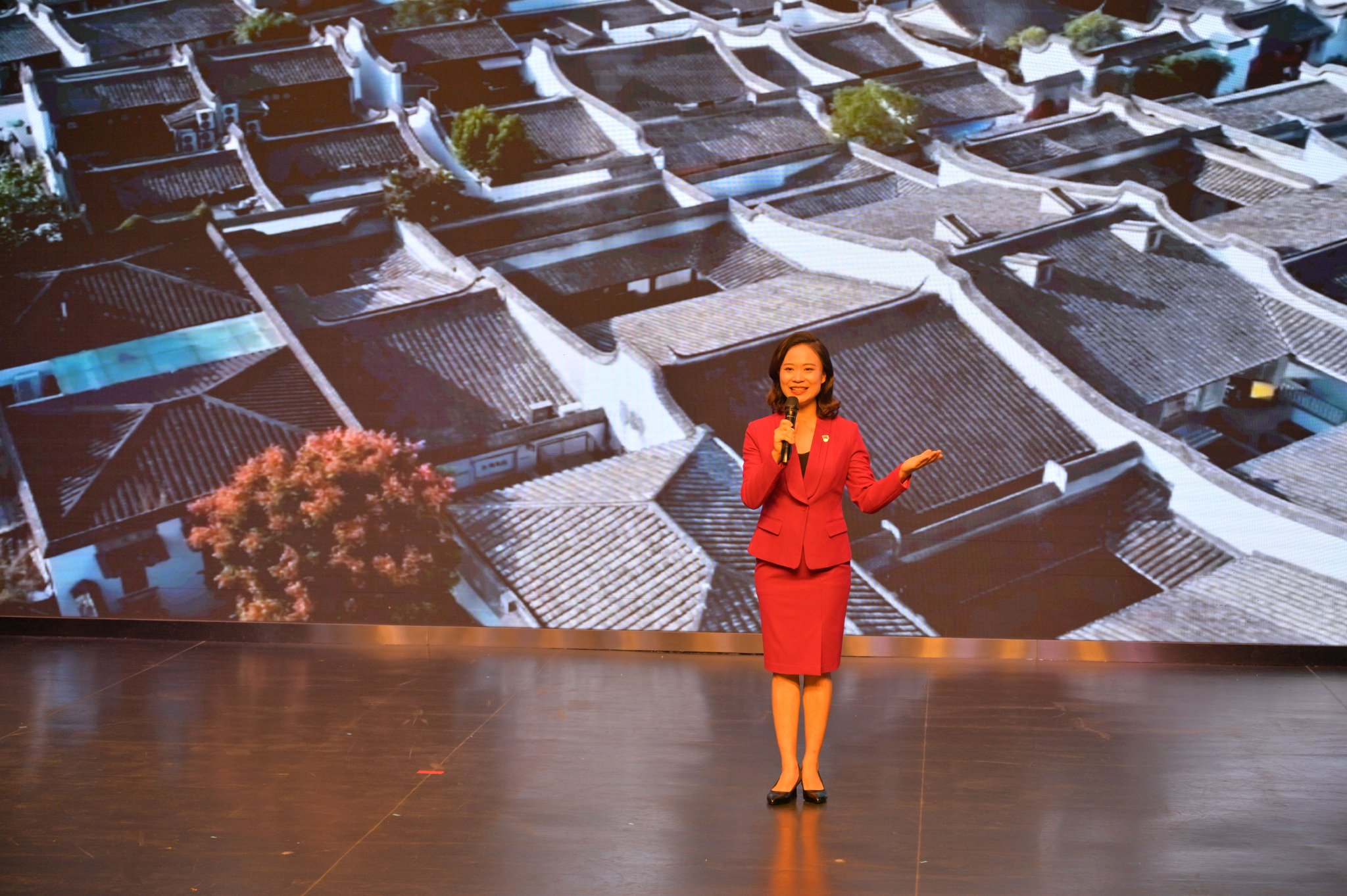 福州市宣教中心肖丽宣讲现场 福州广播电视台供图