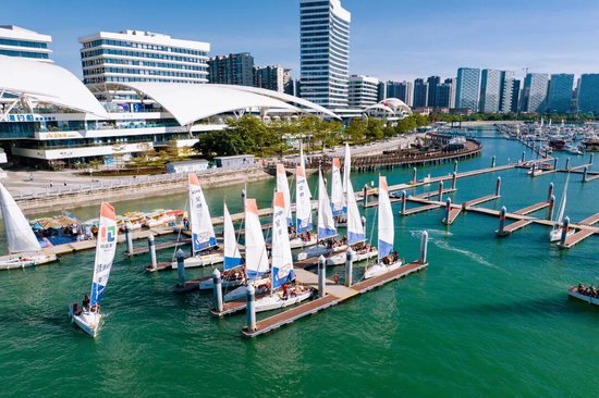 “金门离厦门实在是太近了”，闽超厦门队扬帆五缘湾！台胞球员海上看金门~