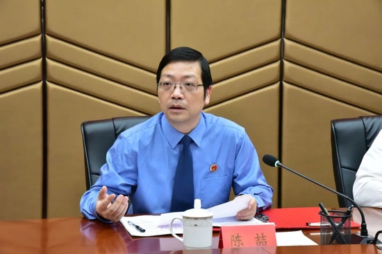 陈喆检察长表示,区检察院以位于盛辉大厦的晋安区服务民营企业工作