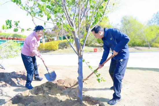 不负春光，把“绿”种进湖里的春天