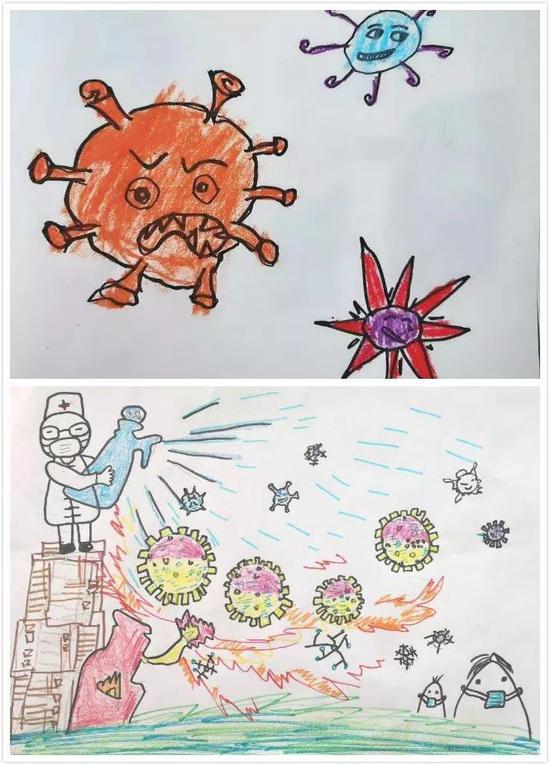 科学防控的"科普大军"于是,同学们积极加入病毒就无机可乘只要人人