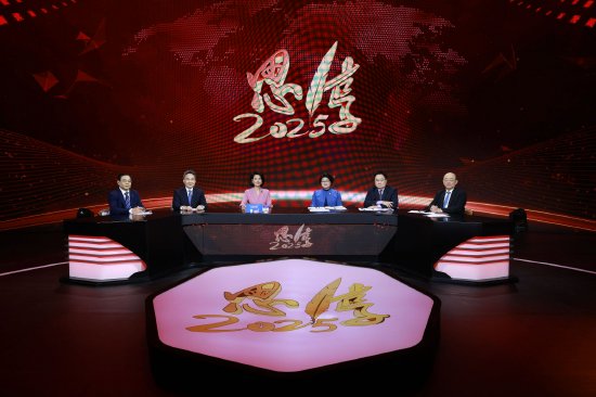左起:李鹏、朱卫东、主持人艾珂竹、雷倩、蔡正元、郭正亮