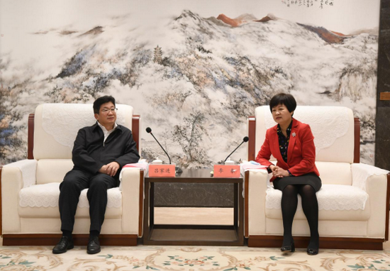 三明市领导会见兴业银行董事长一行