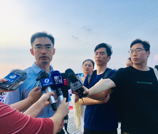 中华人民共和国外交部领事保护中心常务副主任,参赞杨舒在活动现场