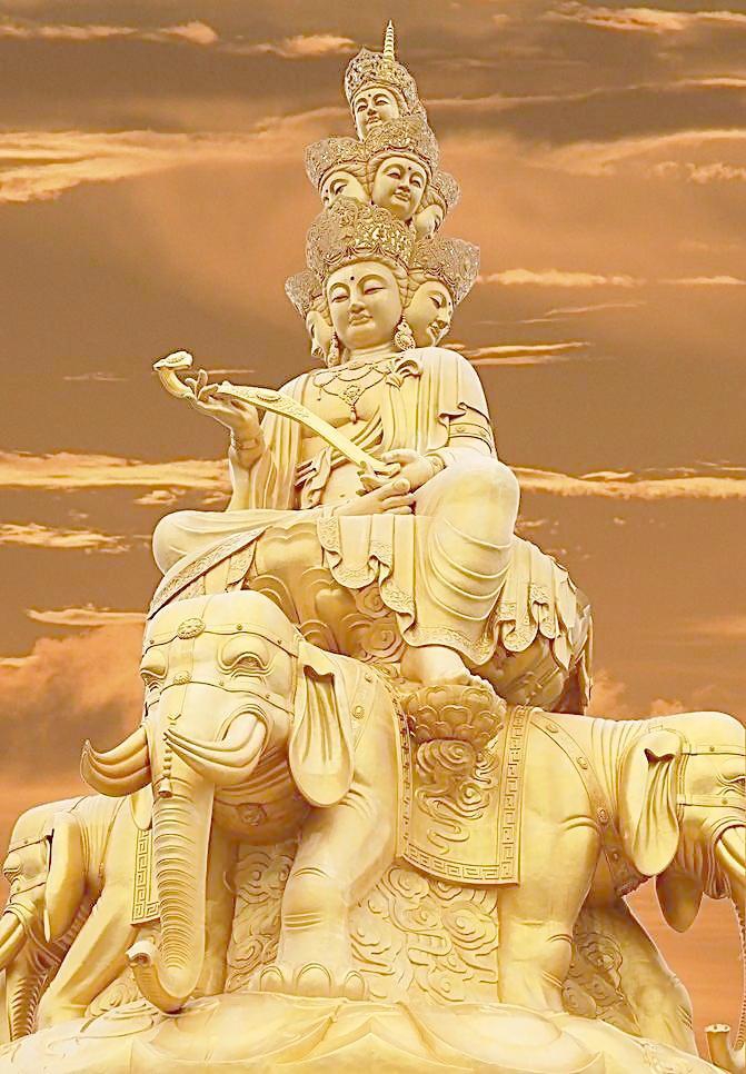 恭迎普贤菩萨圣诞:精美圣像集_高清图集_新浪网