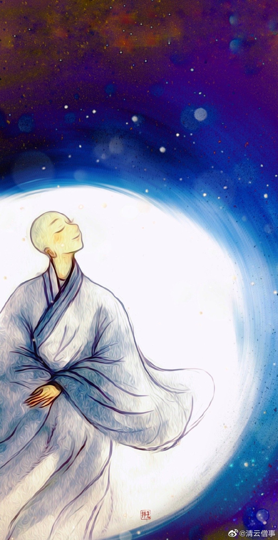 佛学漫画身安心安六时吉祥