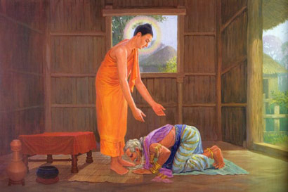 顶礼佛祖,共有十种功德.