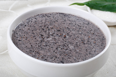 素食养生：黑芝麻粥_手机新浪网