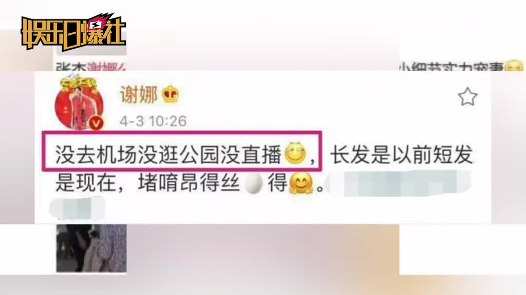 网传机场公园偶遇产后的谢娜