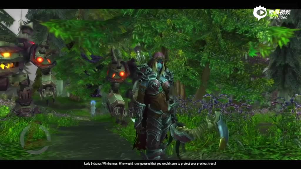 争霸艾泽拉斯过场动画 希尔瓦娜斯 vs 玛法里奥·怒风