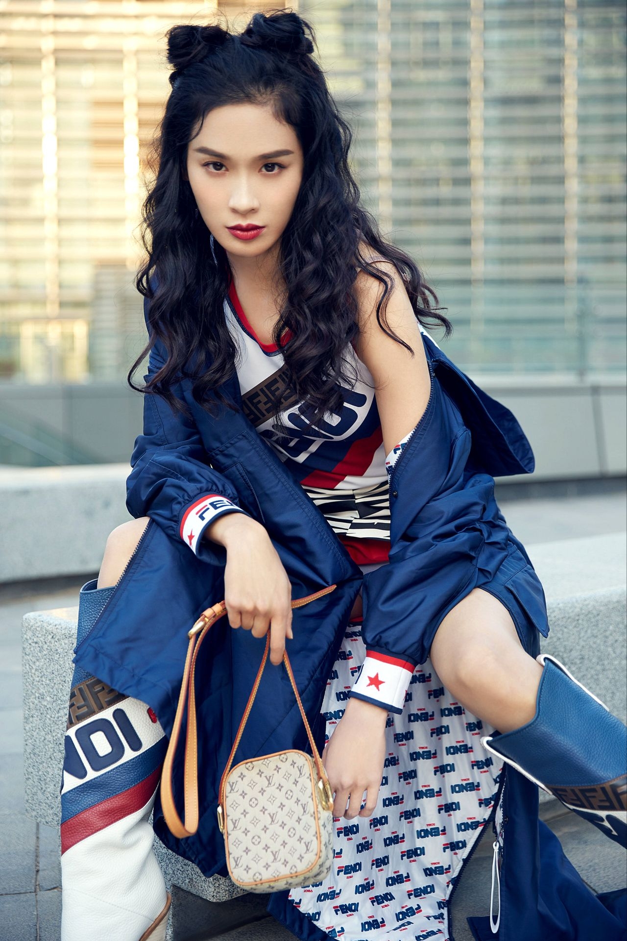 跟着屈菁菁学look倍学会了我喊你小仙女