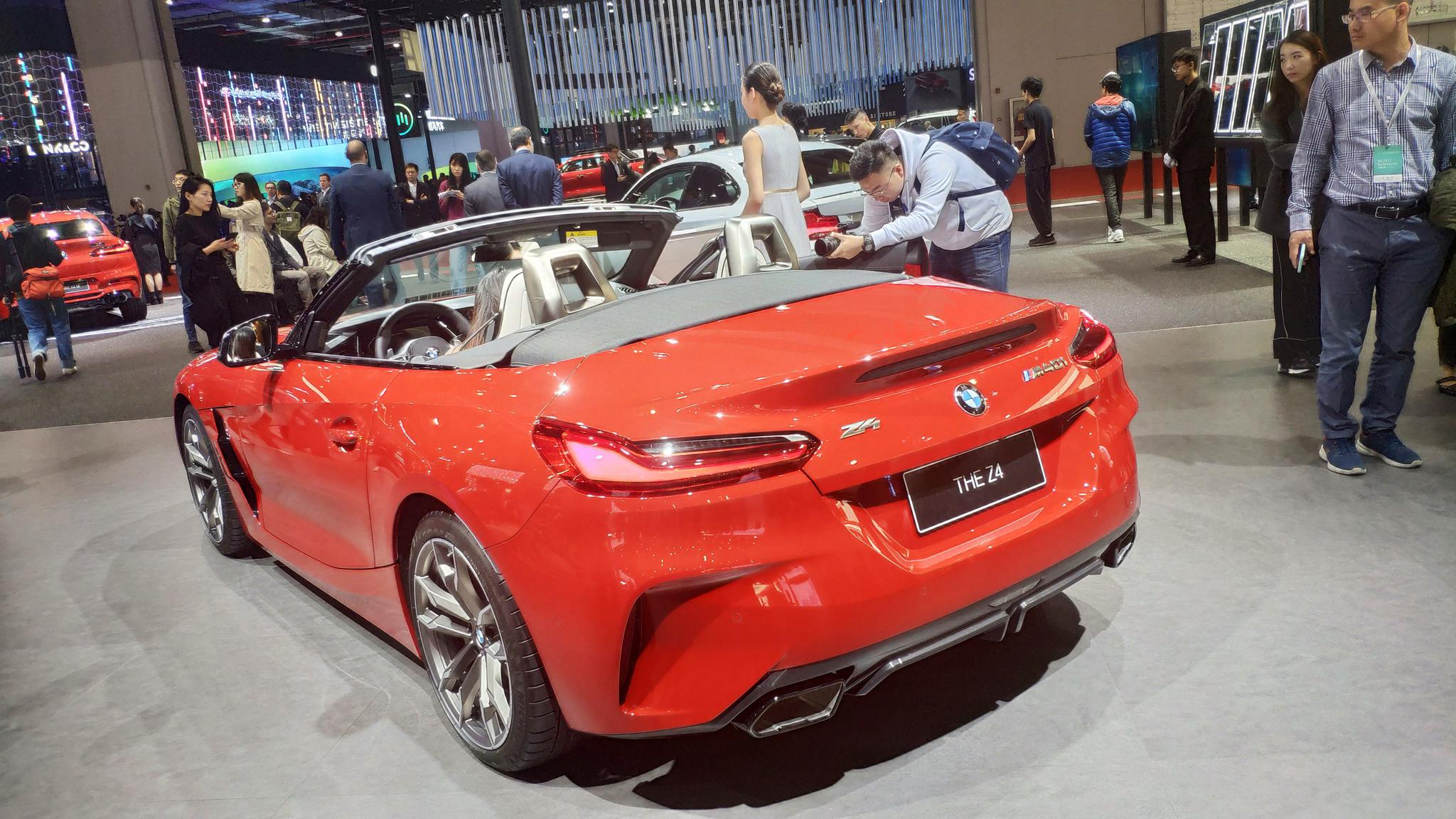 上海车展:全新宝马z4实车