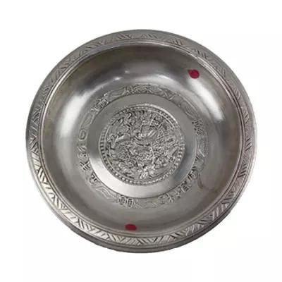 永乐荐·清代龙凤纹银釉聚宝盆|聚宝盆|龙凤|乾隆_新浪新闻