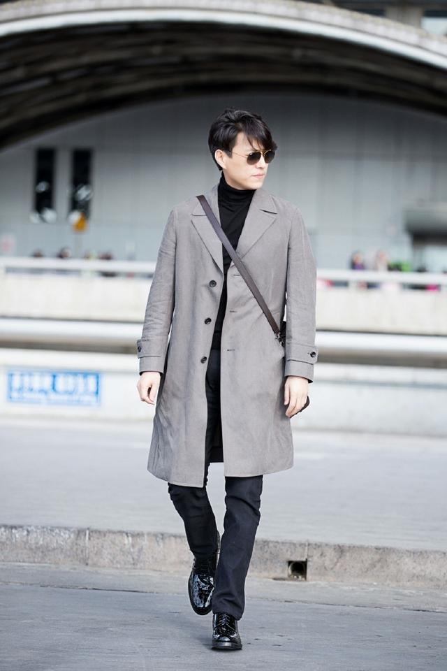 靳东时尚穿搭,柔情帅气,潇洒飘逸,时尚绅士,时尚超流感十足!