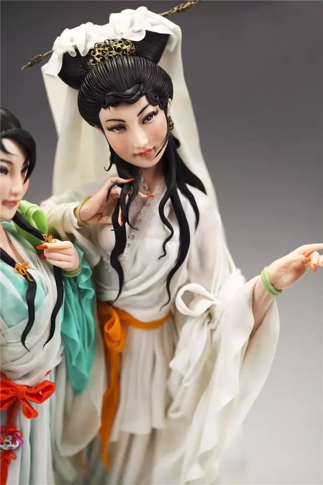 倾国倾城的面塑美人